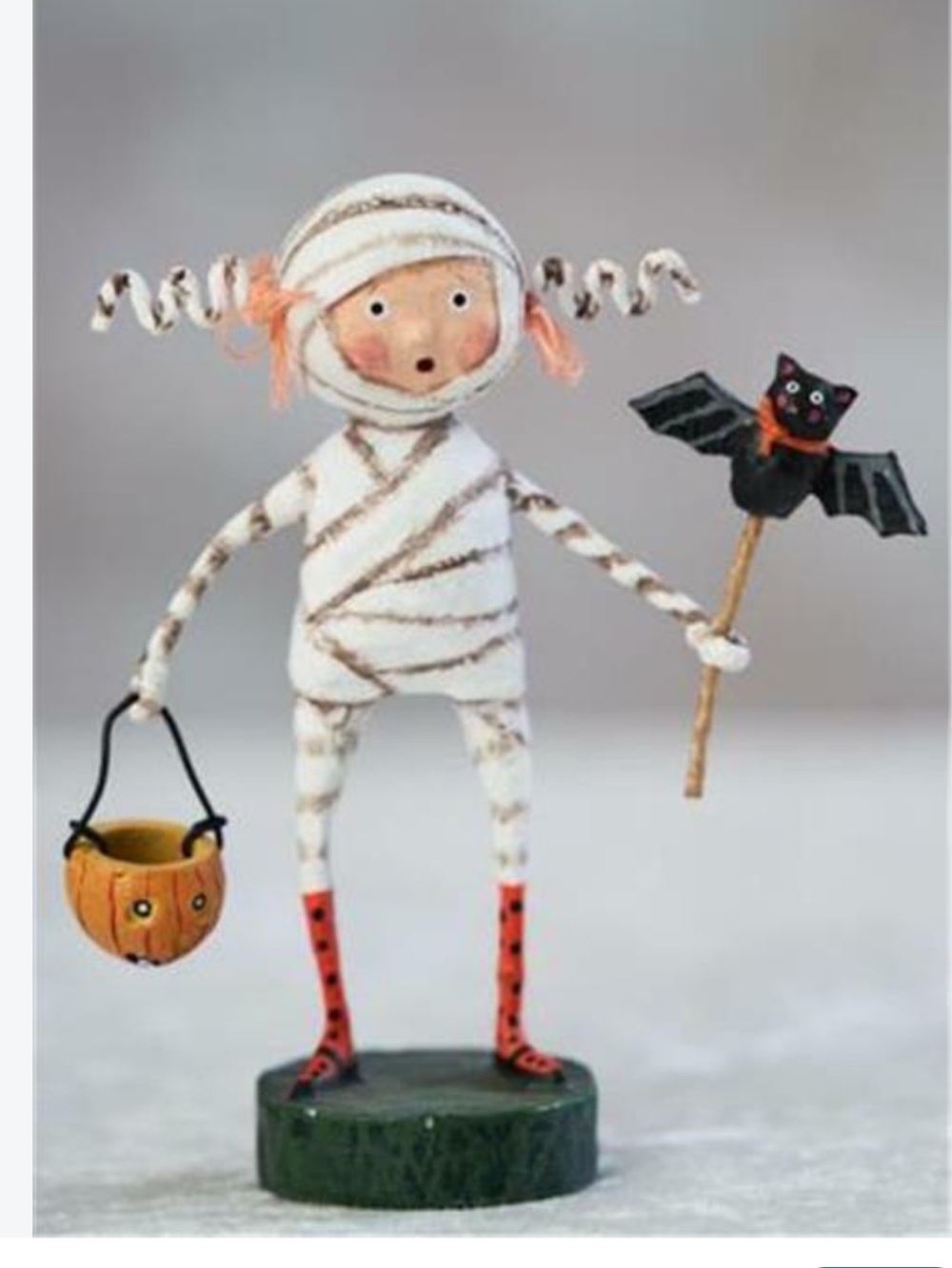 Lori Mitchell MINNIE MUMMY Collectible HALLOWEEN Figurine 11051